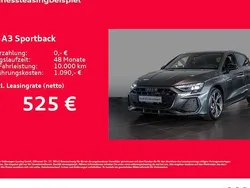 Grau Neu 2025 Audi A3 Sportback e-tron S-Line Limousine | 52.549 € (Teuer)
