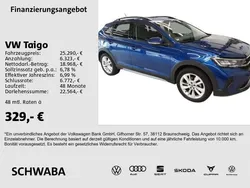 Reef blue metallic Gebraucht 2024 VW Taigo Life SUV | 25.290 € (Guter Preis)