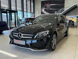 Schwarz Gebraucht 2017 Mercedes C220 AMG line Limousine | 18.890 € (Fairer Preis)