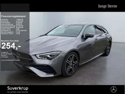 Grau Gebraucht 2023 Mercedes CLA200 Shooting Brake Premium Kombi | 34.687 € (Fairer Preis)