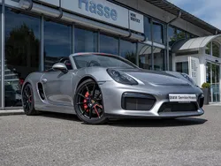 Gtsilber metallic (metallic) Gebraucht 2016 Porsche Boxster Spyder Chrono Cabrio | 95.890 € (Fairer Preis)