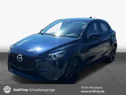 Deep crystal blue metallic Gebraucht 2024 Mazda 2 Homura-Line Limousine | 18.850 € (Fairer Preis)