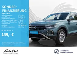 Blau (petroleum blue metallic) Gebraucht 2023 VW T-Roc Style SUV | 23.220 € (Fairer Preis)