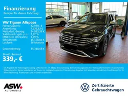 Deep black perleffekt (metallic) Gebraucht 2022 VW Tiguan Allspace Elegance SUV | 32.930 € (Fairer Preis)