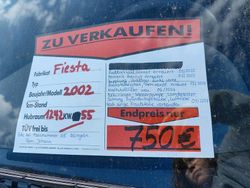 Silber Gebraucht 2002 Ford Fiesta Kleinwagen | 750 €