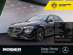Schwarz / obsidianschwarz (metallic) Gebraucht 2024 Mercedes E200 AMG Kombi | 47.845 € (Fairer Preis)