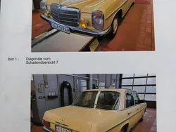 Gelb Gebraucht 1974 Mercedes 200/8 Limousine | 12.500 €