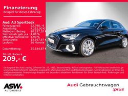Mythosschwarz metallic Gebraucht 2022 Audi A3 Advanced Plus Limousine | 22.390 € (Guter Preis)