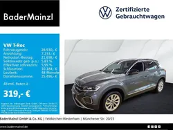 Indiumgrau metallic/schwarz Gebraucht 2024 VW T-Roc Style SUV | 28.930 € (Fairer Preis)