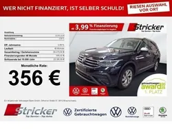 Schwarz (deep black perleffekt) Gebraucht 2024 VW Tiguan Allspace Life SUV | 33.950 € (Superpreis)
