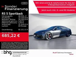 Grau Gebraucht 2022 Audi RS5 Sportback Advanced Coupé | 68.930 € (Teuer)