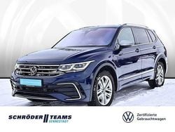 Atlantic blue metallic Gebraucht 2022 VW Tiguan Allspace R-line SUV | 39.999 € (Etwas zu teuer)