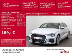 Gletscherweiß metallic Gebraucht 2023 Audi A3 S-Line Limousine | 25.950 € (Guter Preis)