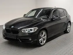 Schwarz (black sapphire met.) Gebraucht 2019 BMW 120 Advantage Kleinwagen | 22.980 € (Teuer)