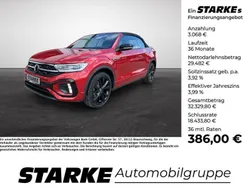 Rot (kings red metallic) Gebraucht 2022 VW T-Roc Cabriolet Style Cabrio | 32.550 € (Teuer)