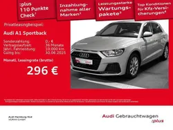N8 tausilber metallic Gebraucht 2025 Audi A1 Advanced Kleinwagen | 22.540 € (Superpreis)