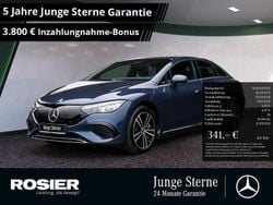 Blau / sodalithblau Gebraucht 2024 Mercedes EQE300 Advanced Plus Limousine | 39.419 € (Superpreis)