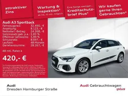 Ibisweiß Gebraucht 2024 Audi A3 S-Line Limousine | 32.490 € (Fairer Preis)