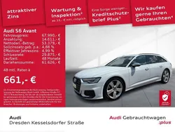 Gletscherweiß metallic Gebraucht 2024 Audi S6 Ambiente Kombi | 67.990 € (Fairer Preis)