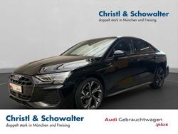 Schwarz (mythosschwarz) Gebraucht 2025 Audi A3 S-Line Limousine | 35.810 € (Teuer)