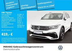 Pure white Gebraucht 2021 VW Tiguan R-line SUV | 31.980 € (Guter Preis)