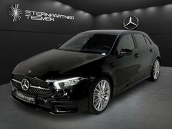 Schwarz Gebraucht 2022 Mercedes A200 AMG Limousine | 29.850 € (Fairer Preis)