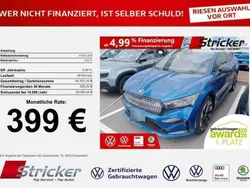 Raceblau metallic Gebraucht 2023 Skoda Enyaq iV SportLine SUV | 37.950 € (Fairer Preis)