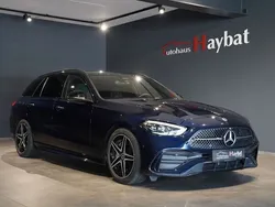 Blau Gebraucht 2022 Mercedes C180 AMG Limousine | 33.850 € (Guter Preis)