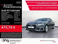 Grau Gebraucht 2021 Audi A5 Cabriolet S-Line Cabrio | 33.860 € (Guter Preis)