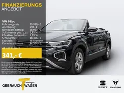 Deep black perleffekt Gebraucht 2023 VW T-Roc Cabriolet Move Cabrio | 36.280 € (Teuer)
