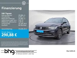Schwarz Gebraucht 2022 VW Tiguan Life SUV | 29.980 € (Fairer Preis)
