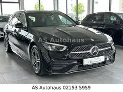 Schwarz Gebraucht 2023 Mercedes C220 AMG Limousine | 39.950 € (Fairer Preis)