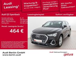 Schwarz Gebraucht 2024 Audi Q3 Sportback S-Line SUV | 43.900 € (Teuer)