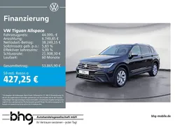 Schwarz Neu 2025 VW Tiguan Allspace Life SUV | 44.999 € (Teuer)
