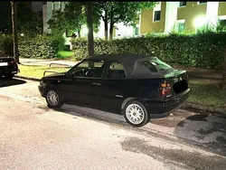 Schwarz Gebraucht 1996 VW Golf Cabriolet Cabrio | 3.500 € (Teuer)