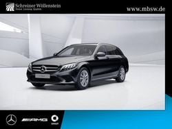 Schwarz obsidianschwarz Gebraucht 2019 Mercedes C220 Avantgarde Kombi | 21.570 € (Superpreis)