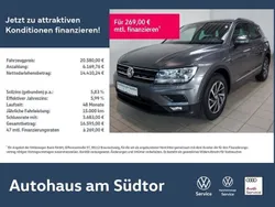 Indiumgrau metallic (metallic) Gebraucht 2017 VW Tiguan Sound SUV | 20.580 € (Guter Preis)