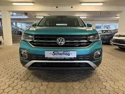 Grün (makena türkis metallic) Gebraucht 2019 VW T-Cross Style SUV | 17.270 € (Fairer Preis)