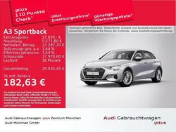 Silber Gebraucht 2024 Audi A3 Sportback Advanced Limousine | 27.859 € (Superpreis)