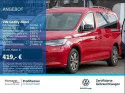 Rot Gebraucht 2021 VW Caddy Maxi Life Van / Kleinbus | 24.860 € (Fairer Preis)