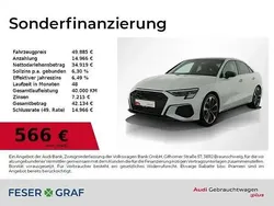 Gletscherweiß metallic Gebraucht 2024 Audi S3 Ambiente Limousine | 49.885 € (Teuer)