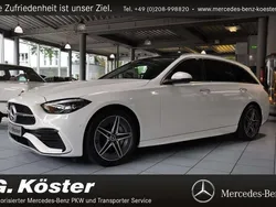 Polarweiss unilack Gebraucht 2024 Mercedes C200 AMG line Kombi | 43.500 € (Etwas zu teuer)