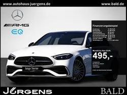 Weiss polarweiss Gebraucht 2024 Mercedes C300 AMG Limousine | 51.880 € (Teuer)
