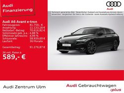 Mythosschwarz metallic Gebraucht 2025 Audi A6 e-tron Performance Kombi | 81.750 €