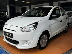 White metallic Gebraucht 2015 Mitsubishi Space Star Diamant Edition Kleinwagen | 6.350 € (Fairer Preis)