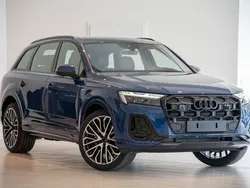 Blau Neu 2025 Audi Q7 S-Line SUV | 87.941 € (Etwas zu teuer)