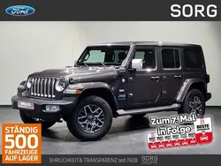 Grau, granite crystal metallic Gebraucht 2022 Jeep Wrangler Sahara SUV | 63.990 € (Etwas zu teuer)