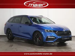 Raceblau metallic Gebraucht 2021 Skoda Octavia RS Kombi | 23.700 € (Guter Preis)