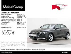 Mythosschwarz metallic Gebraucht 2025 Audi A3 Advanced Plus Limousine | 27.930 € (Superpreis)