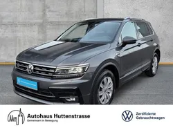Indiumgrau metallic (metallic) Gebraucht 2020 VW Tiguan Highline SUV | 29.420 € (Fairer Preis)